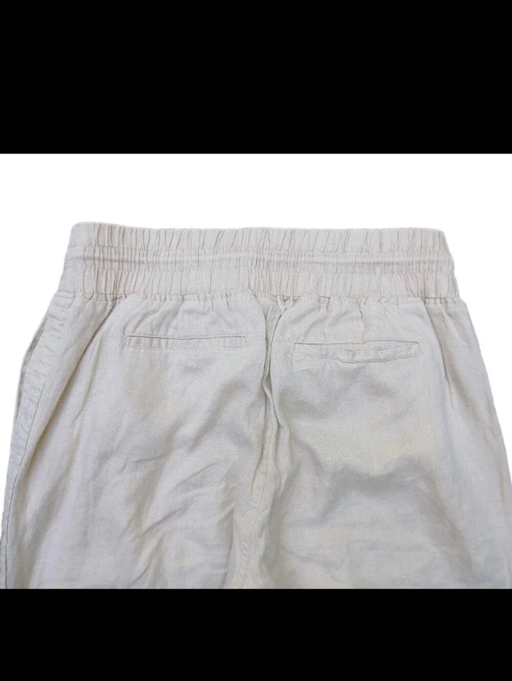 Quince 100% European Linen Wide-Leg Pants Driftwood Large Regular